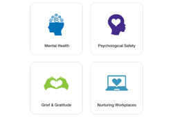 Mental Health & Well-Being Package: Mental Health, Psychological Safety, Grief & Gratitude, and Nurturing Workplaces.