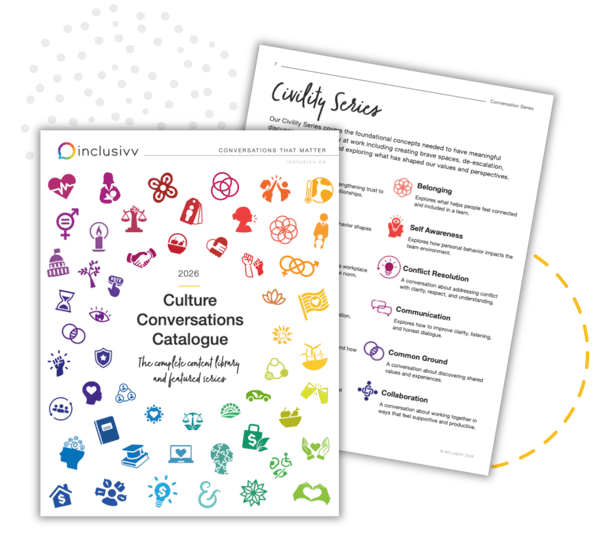 Culture Conversations Overview Culture Conversations Overview