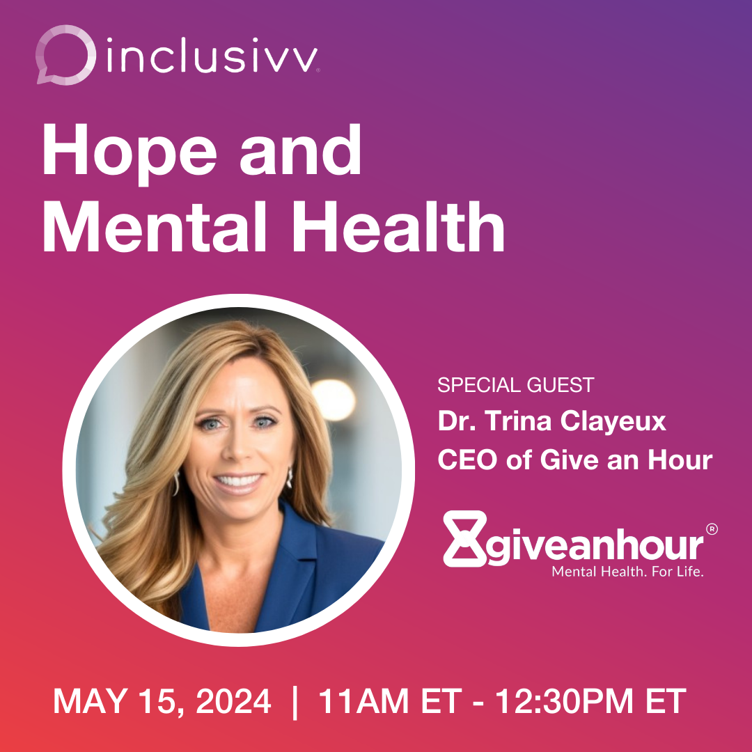 Mental Health Conversation with Give An Hour (Instagram Post)