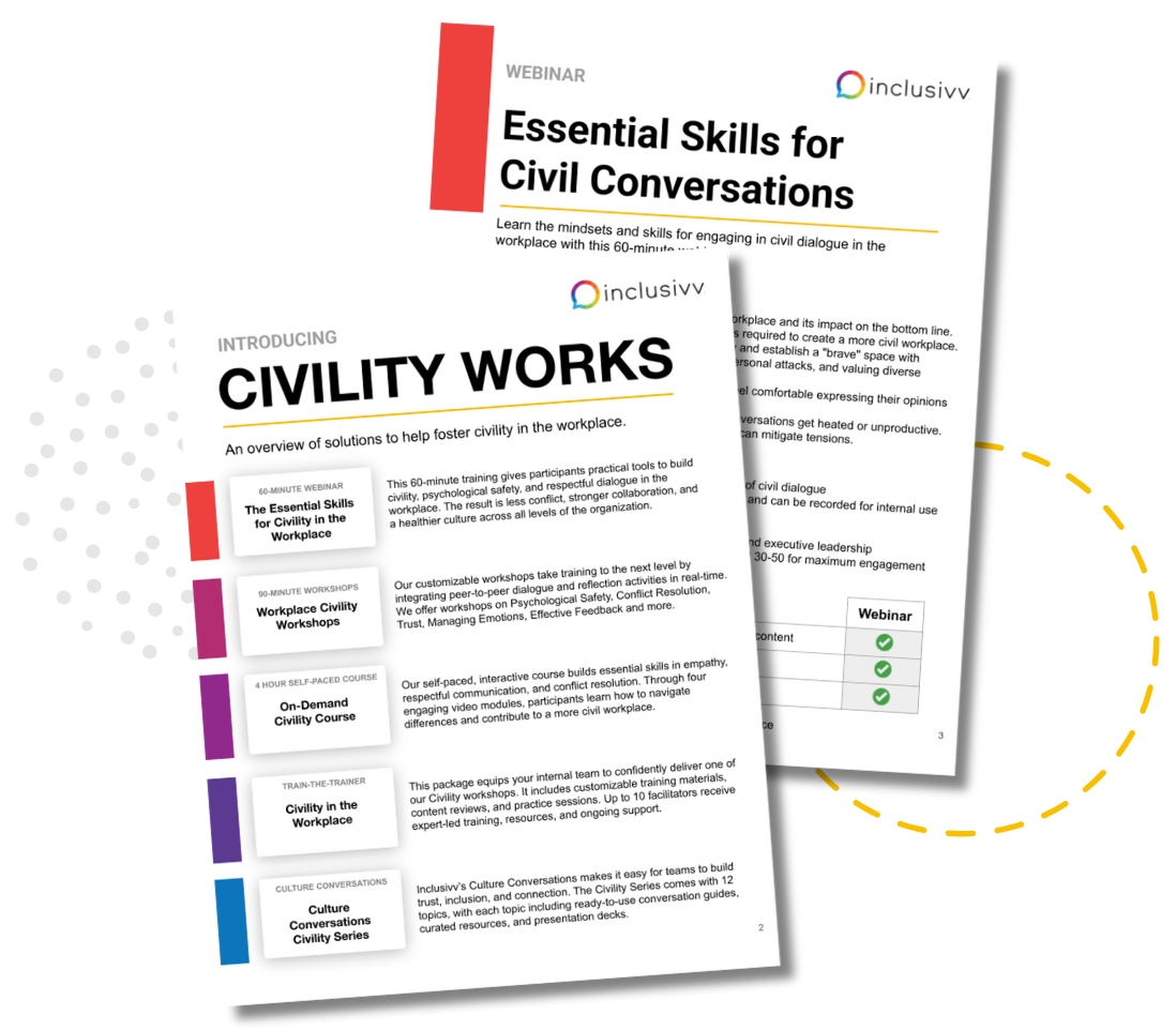 Civility Example Drawing Civility Works Overview | Inclusivv